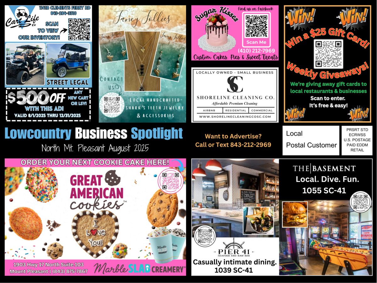 Mount Pleasant billboard-style postcard - front side with exclusive business placement